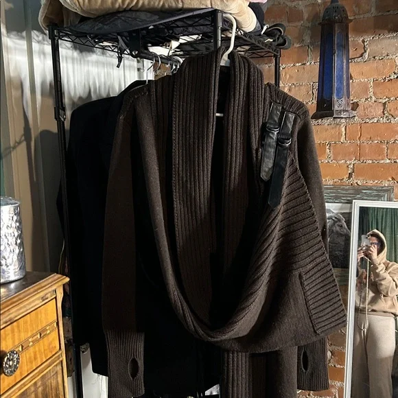 NicholasK Funky Brown Sweater size L - Picture 2 of 7